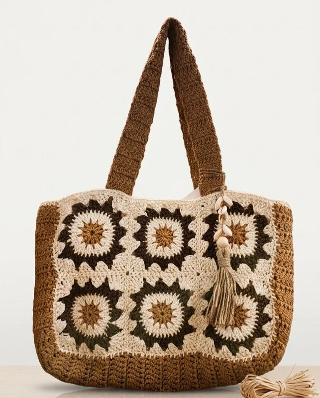 Bolso de ganchillo (Earth & Coffee)