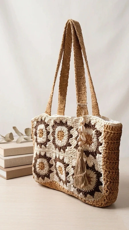 Bolso de ganchillo (Earth & Coffee)