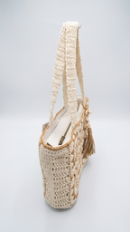Bolso de ganchillo (Sand & Cream)