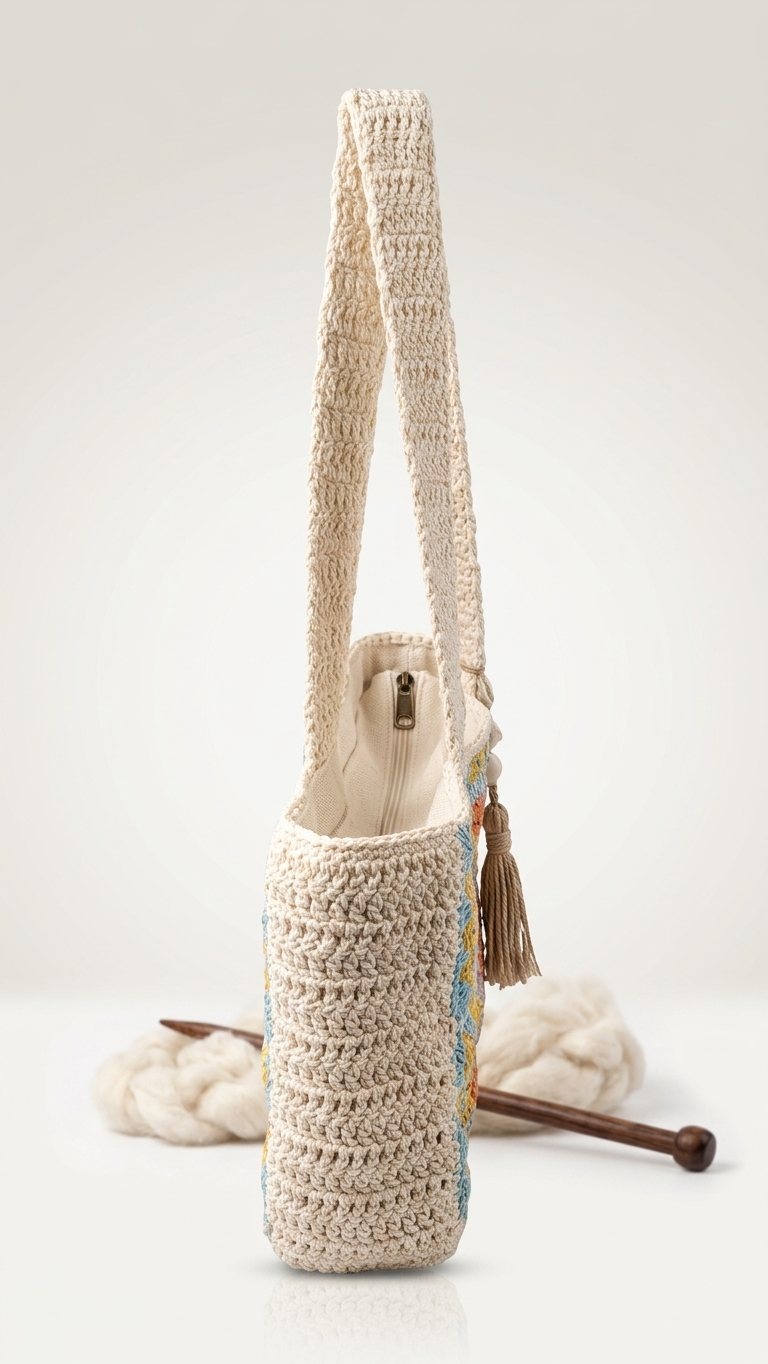 Bolso de ganchillo (Pastel Mix)