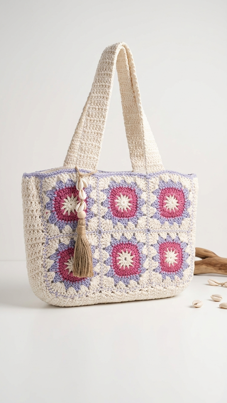 Bolso de ganchillo (Berry Mix)