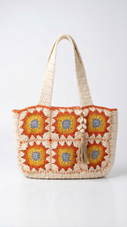 Bolso de ganchillo (Naranja)
