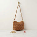 Bolso Bandolera Crochet Artesanal (Marrón/ Camel )